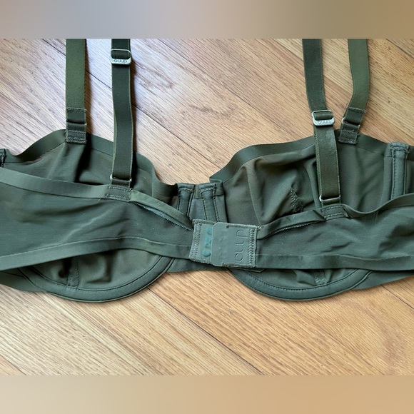 Cuup The Balconette Mesh Bra- Dark Green, 34C - Picture 5 of 7